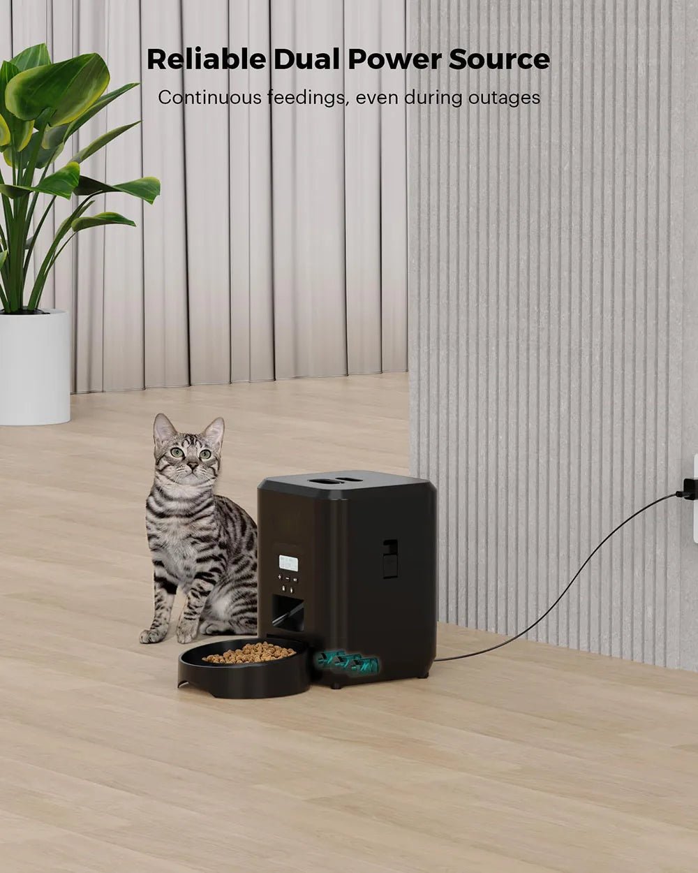 Distributeur de croquettes programmable pour chat | FeliFlex™ - Univers Chat Nature