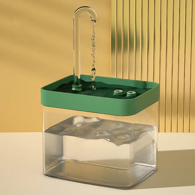 fontaine a eau chat aquainstinct vert fonce