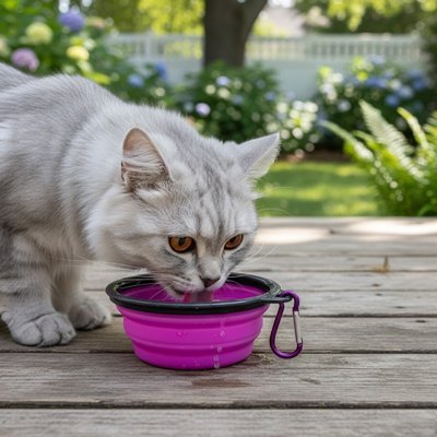 Gamelle pour chat ergonomique antidérapante | BolMirage™ - Univers Chat Nature