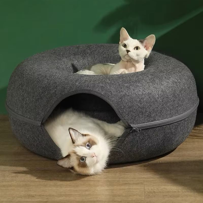 Lit pour Chat - ChatCondo™ - Gris Foncé - Univers Chat Nature