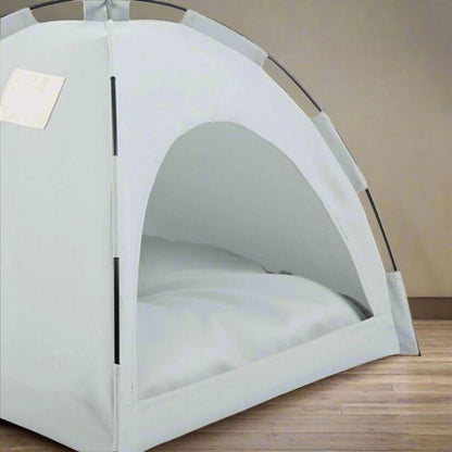 Tente Chat - CatTentBed™ - Gris Cyan - Univers Chat Nature