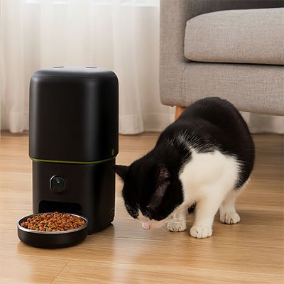 Distributeur automatique croquettes Chat | FeedMaster™ - Univers Chat Nature