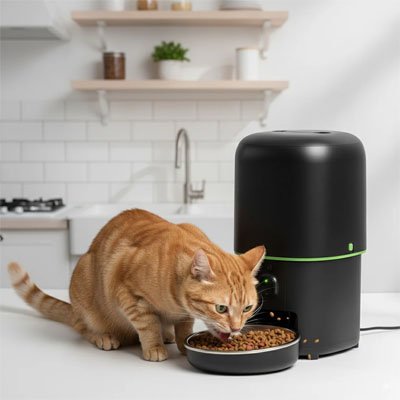 Distributeur automatique croquettes Chat | FeedMaster™ - Univers Chat Nature