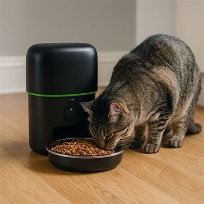 Distributeur automatique croquettes Chat | FeedMaster™ - Univers Chat Nature
