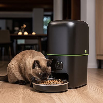 Distributeur automatique croquettes Chat | FeedMaster™ - Univers Chat Nature