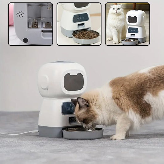 Distributeur croquette chat automatique | PetFeeder™ - Univers Chat Nature