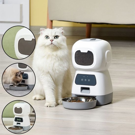 Distributeur croquette chat automatique | PetFeeder™ - Univers Chat Nature