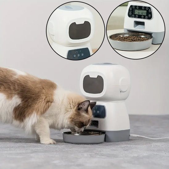 Distributeur croquette chat automatique | PetFeeder™ - Univers Chat Nature