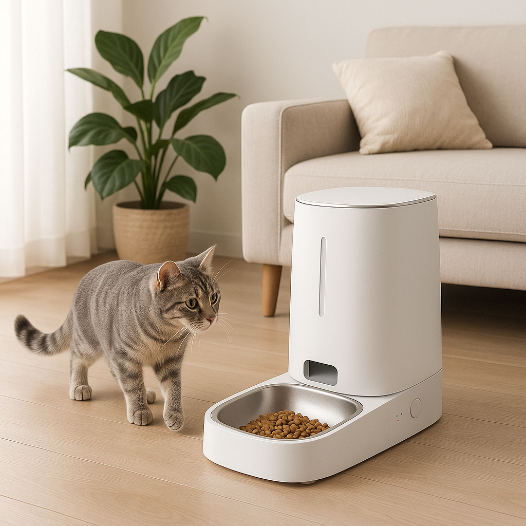 Distributeur de croquette pour chat PetSmart chatou s avance