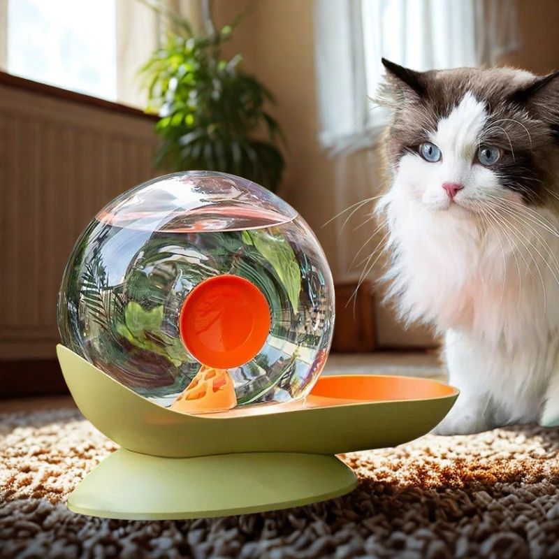 Fontaine à eau chat sans électricité | EcoSip™ - Univers Chat Nature