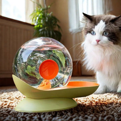 Fontaine à eau chat sans électricité | EcoSip™ - Univers Chat Nature