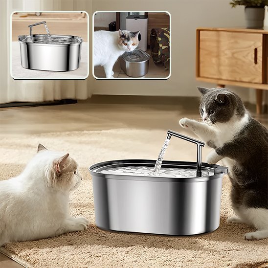 FONTAINE EAU POUR CHAT | HydroFresh™ - Univers Chat Nature