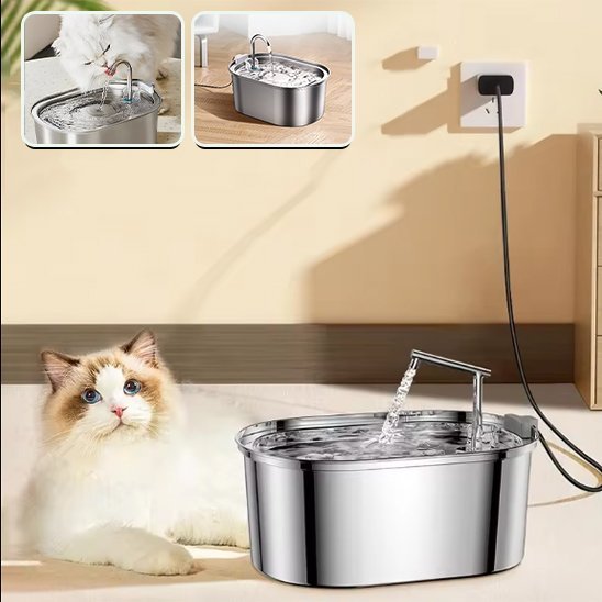 FONTAINE EAU POUR CHAT | HydroFresh™ - Univers Chat Nature