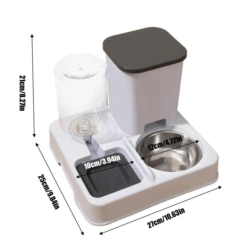 Gamelle Chat Automatique FeedinGo variante grise blanche