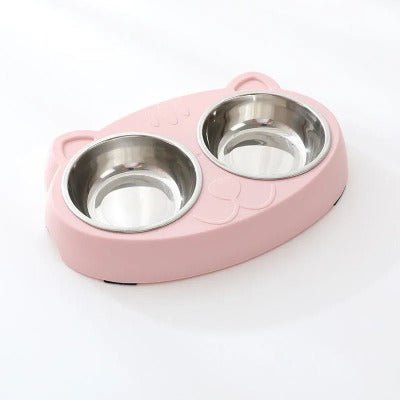 Gamelle Chat | Bol design™ - Univers Chat Nature, variante rose