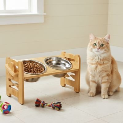 Gamelle Chat surélevée | ComfortPro™ - Univers Chat Nature