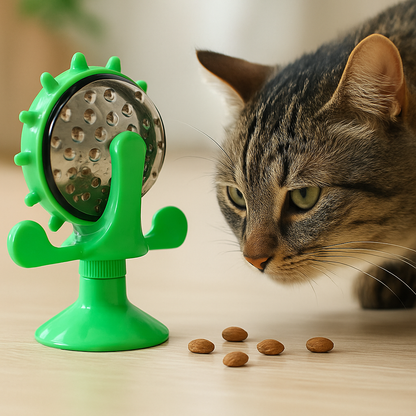 Gamelle Ludique Chat FelinStimul chat s'alimente