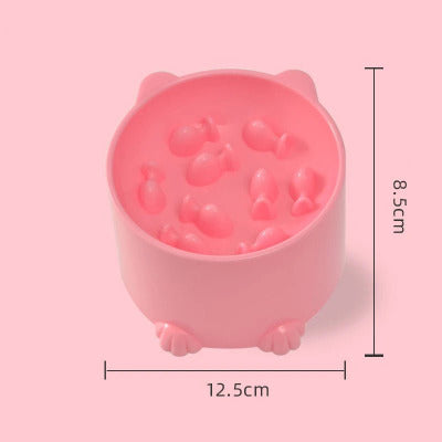 Gamelle anti-glouton chat BolControl™ variante rose - Univers Chat Nature