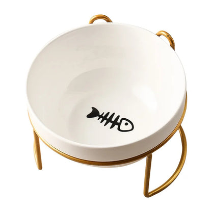 GAMELLE CERAMIQUE POUR CHAT | Confort Surélevé™