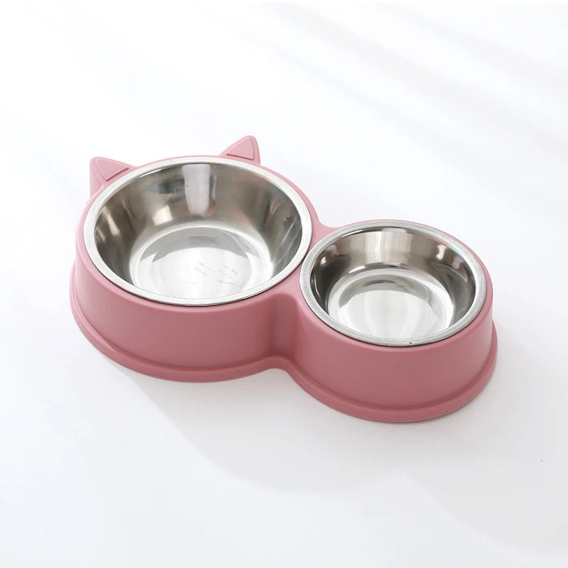 Gamelle pour chat Premium Anti Regurgitation variant Couleur Rose