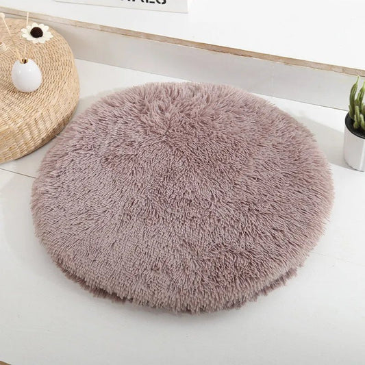 Coussin Chat - SoftPlushCatBedMat™ - Marron - Univers Chat Nature
