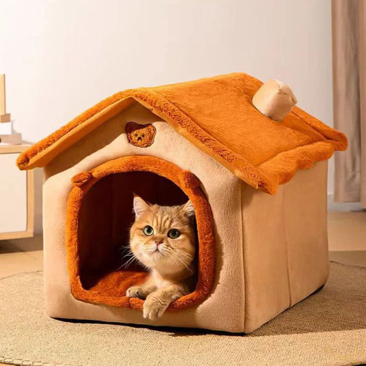 Maison Chat - PetCocon™ - Marron - Univers Chat Nature