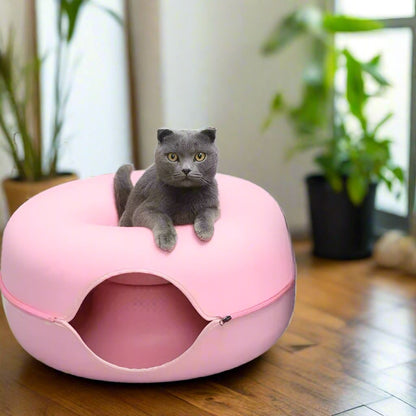 Lit pour Chat - ChatCondo™ - Rose - Univers Chat Nature