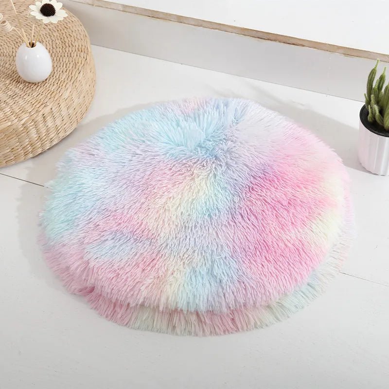 Coussin Chat - SoftPlushCatBedMat™ - Arc - en - ciel - Univers Chat Nature