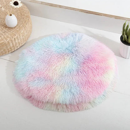 Coussin Chat - SoftPlushCatBedMat™ - Arc - en - ciel - Univers Chat Nature