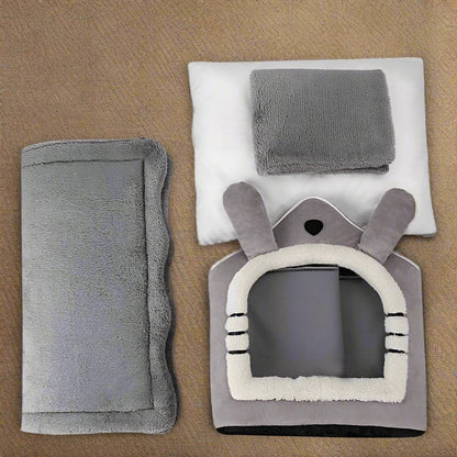 Maison Chat - PetCocon™ - Gris - Univers Chat Nature