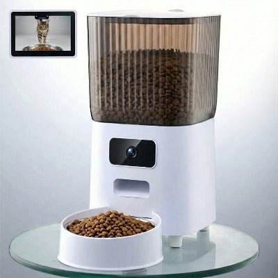 Distributeur automatique croquettes chat avec caméra - VisionFeed™ - Univers Chat Nature