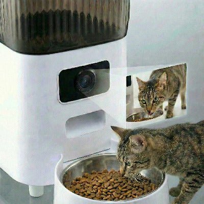 Distributeur automatique croquettes chat avec caméra - VisionFeed™ - Univers Chat Nature