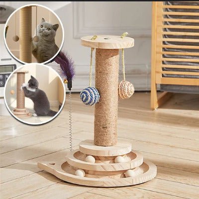 ARBRE A CHAT EN BOIS | ÉcoDesign™ - Univers Chat Nature