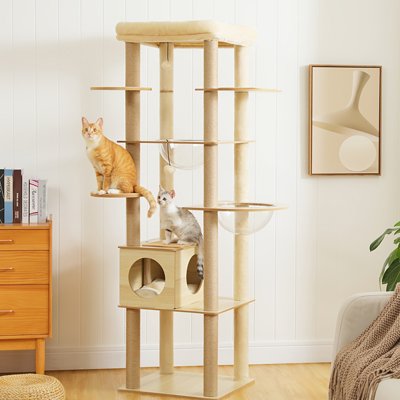 ARBRE A CHAT EN BOIS | Boislune™ - Univers Chat Nature