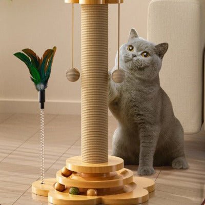 ARBRE A CHAT EN BOIS | ÉcoDesign™ - Univers Chat Nature