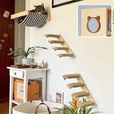 ARBRE A CHAT MURAL | DESIGN COMPACT™ - Univers Chat Nature