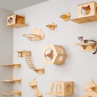 ARBRE A CHAT MURAL | DESIGN COMPACT™ - Univers Chat Nature