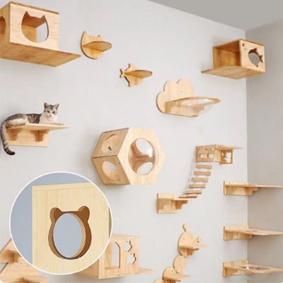 ARBRE A CHAT MURAL | DESIGN COMPACT™ - Univers Chat Nature