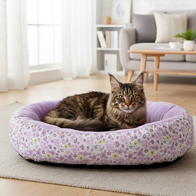 Coussin pour chat Dorsylia™, Intérieur doux et moelleux assurant un confort optimal pour le sommeil et la détente