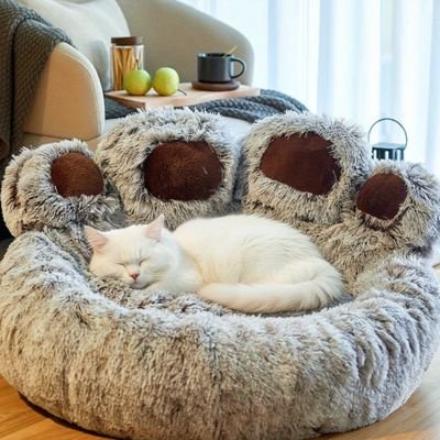 Coussin pour chat Pattinelle™, Stabilité au sol: Assise large garantissant que le coussin reste en place sans glisser