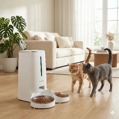 Distributeur automatique de croquettes chat | ConnectFeed™ - Univers Chat Nature