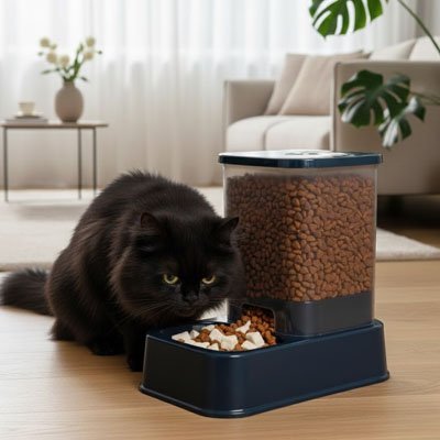 Distributeur croquette chat | GraviChat - Univers Chat Nature