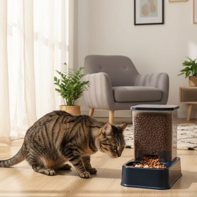 Distributeur croquette chat | GraviChat - Univers Chat Nature