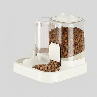 Distributeur Croquettes pour Chat MieloFeed™ - Partez l'Esprit Tranquille, Croquettes Fraîches et Eau Propre - Univers Chat Nature