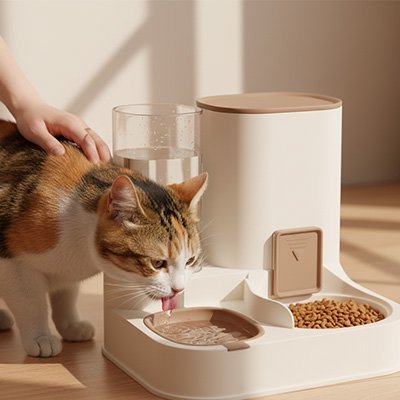 Distributeur de croquettes Chat | Feedélia™ - Univers Chat Nature