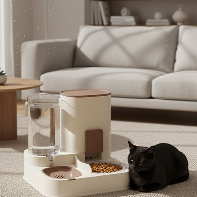 Distributeur de croquettes Chat | Feedélia™ - Univers Chat Nature