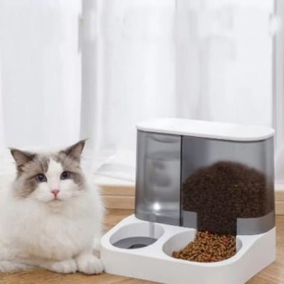 Distributeur de croquettes chat | NutriPure : fini les gamelles vides - Univers Chat Nature