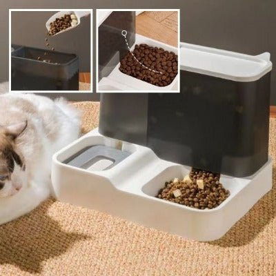 Distributeur de croquettes chat | NutriPure : fini les gamelles vides - Univers Chat Nature