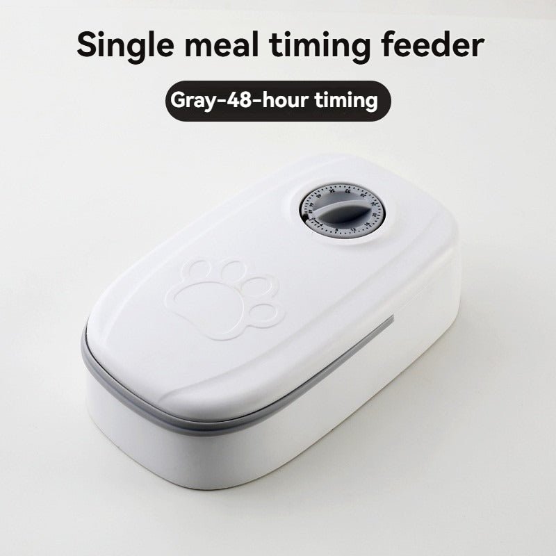 distributeur de croquettes chat petfeeder grise