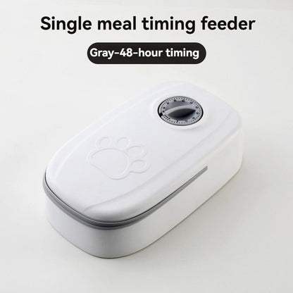 distributeur de croquettes chat petfeeder grise